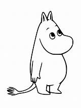 Moomin coloring pages sketch template