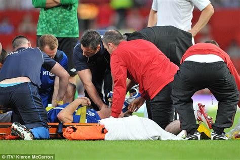 Soccer Aid: Gordon Ramsay injured by Teddy Sheringham in charity match ...