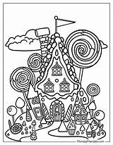 Gumdrop Candyland Coloring Pages sketch template