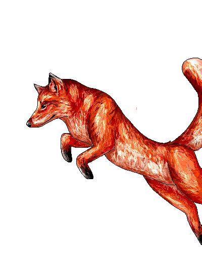 Red fox pixel by xxSkyfrost on DeviantArt
