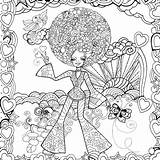 60s Coloring Pages sketch template