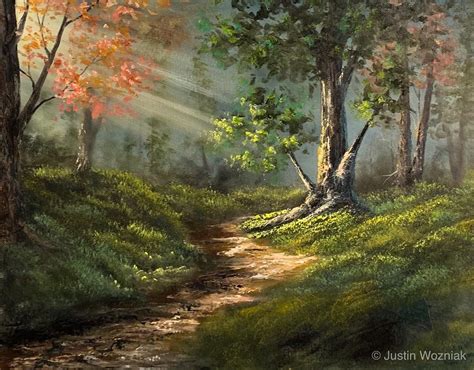 Forest Light Painting by Justin Wozniak | Pixels