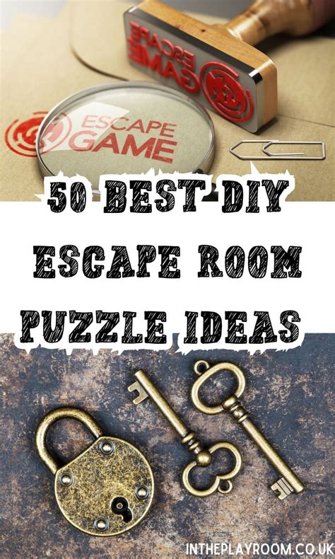 50 Best DIY Escape Room Puzzle Ideas - In The Playroom