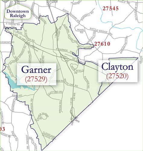 Clayton Nc Zip Code Map - World Map