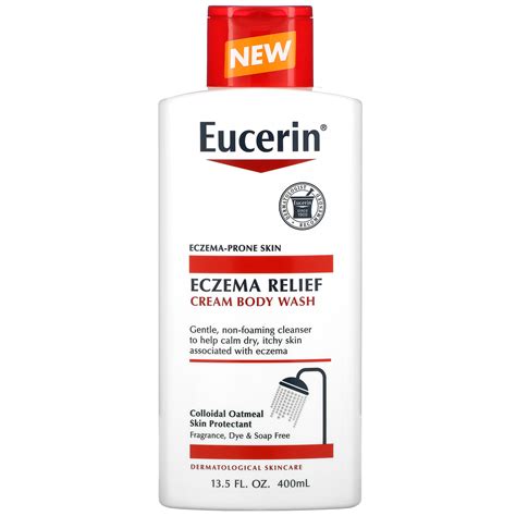 Eucerin, Eczema Relief, Cream Body Wash, 13.5 fl oz (400 ml) - iHerb