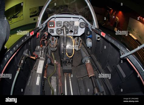 cockpit of a Heinkel He 162A-2 Stock Photo - Alamy