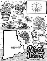 Rhode Island Coloring Page  Etsy sketch template