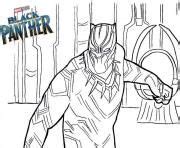 Marvel Black Panther movie coloring | Ücretsiz yazdırılabilir