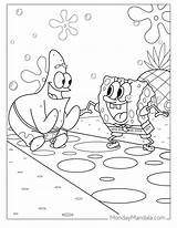 Spongebob And Patrick Coloring Pages To Print sketch template