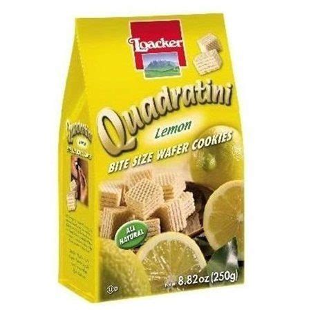 Loacker Quadratini Lemon Wafers - Celinos