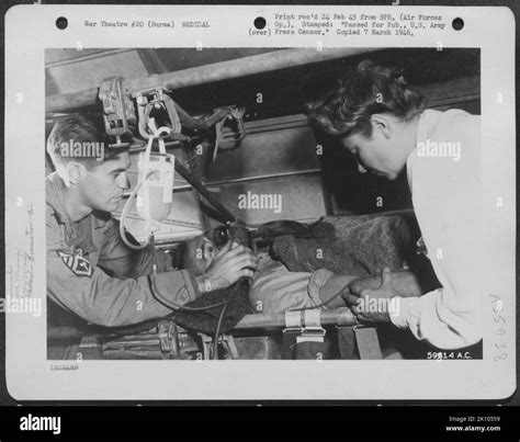 Aircraft, Burma, India &MEDICAL, EVACUATION,Air War Stock Photo - Alamy