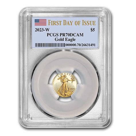 Buy 2023-W 1/10 oz Proof Gold Eagle PR-70 PCGS (First Day of Issue) | APMEX