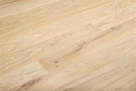 Satin Matt Natural White Oak Solid Hardwood Flooring - China Natural ...