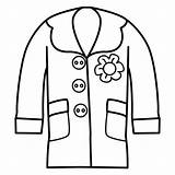 COAT COLORING PAGES sketch template