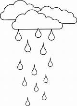 Clouds Rain Coloring Page – Wecoloringpagecom sketch template