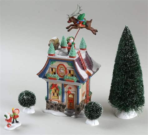 North Pole Village Santa's Reindeer Rides - No Box by Department 56 ...