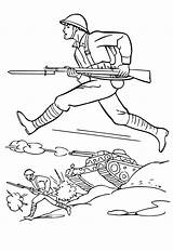 Coloring War Pages Soldier Wwi Ww1 Clipart Kids Clip Worlds Armistice  sketch template
