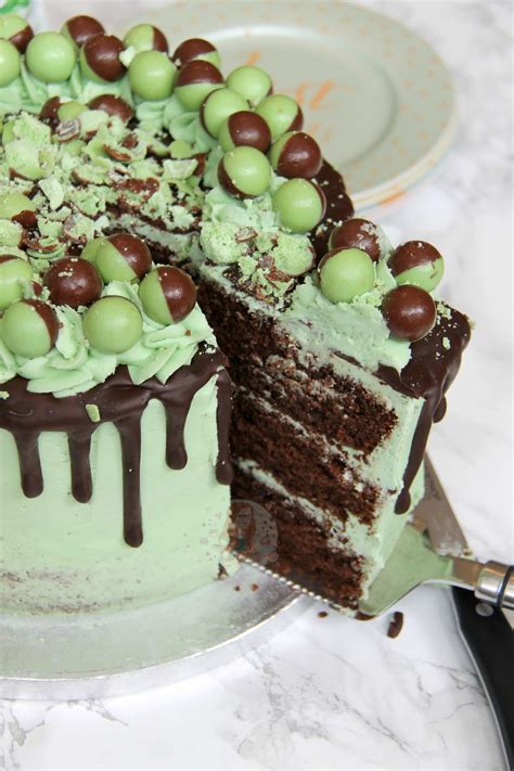 Mint Aero Cake! - Jane's Patisserie