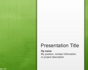 Free Light Green Abstract PowerPoint Template