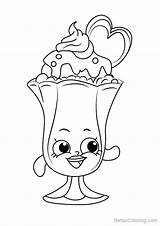 Ice Cream Parlor Coloring Pages sketch template