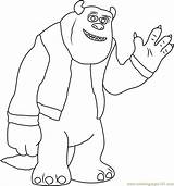 Sully Monsters Inc Coloring Page  Free Printable Templates sketch template
