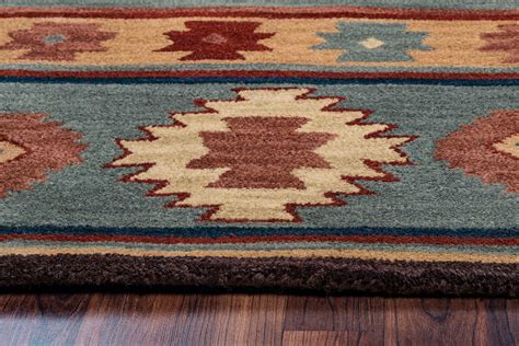 Rizzy Home Southwest SU2008 Gray/Blue Southwest/Tribal Area Rug – RolledRugs
