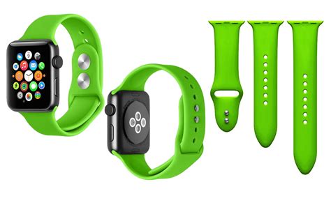 Coverlab - 3Pcs Silicone Sport Replacement Watch Band for 42/44mm Apple Watch Series SE/6/5/4/3 ...