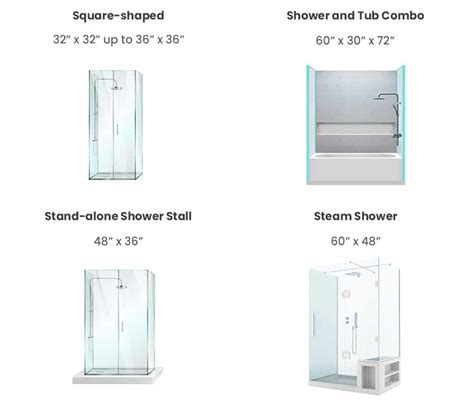 Shower Cubicle Dimensions