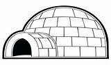Built An Igloo Colouring Pages Sketch Coloring Page sketch template