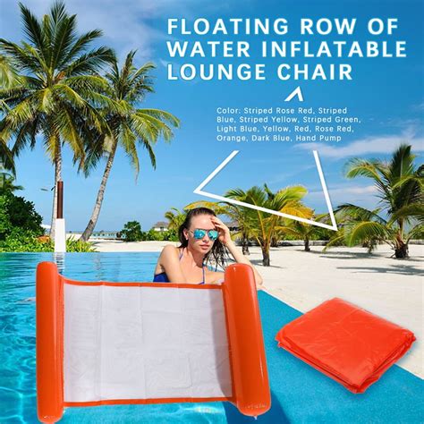 Water Swimming Pool Float Hammock, Pool Float Lounger,Swimming Floating Bed Hammock, for Adults ...