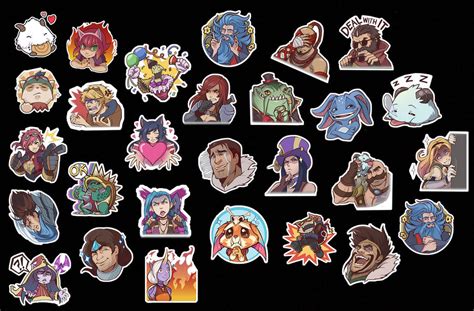 League of Legends stickers by LZCCreations on DeviantArt