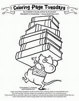 Free National Library Week Coloring Pages Download National  sketch template