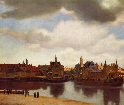 Johannes Vermeer Blog: Vermeer painting View of Delft (1658)