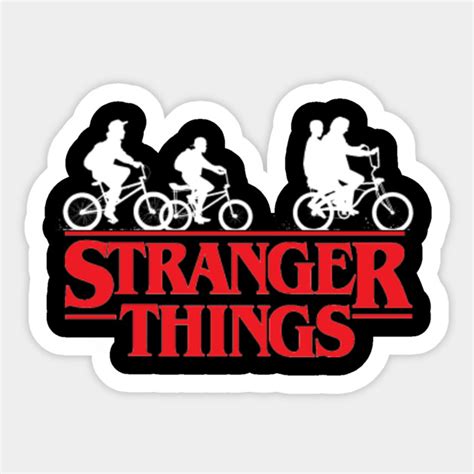 stranger things logo - Stranger Things - Sticker | TeePublic