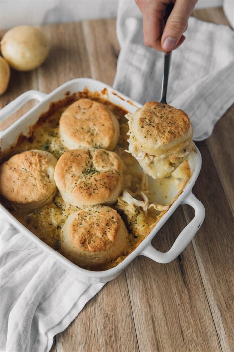 Chicken Biscuit Casserole - Sweet Pea's Kitchen