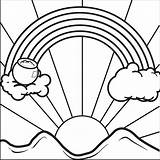 Sunrise Coloring Pages Coloring sketch template