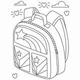 School bag backpacks With Toffee Ornaments coloring Pages For Kids  sketch template