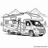 Camper & Rv Coloring Pages  Free Printable sketch template