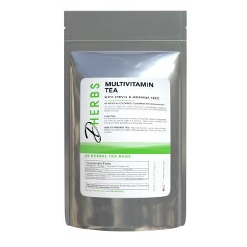Multivitamin Tea - All Natural Herbal Multivitamin Tea (Natural Multivitamin Tea For Women & Men ...