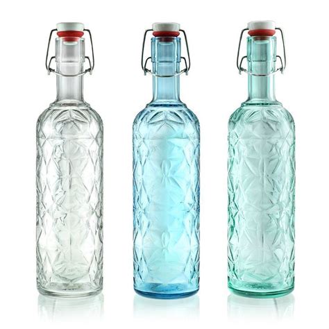 1000ml bouteille design "DeLuxe" Lagoon - bouteilles-et-bocaux.com