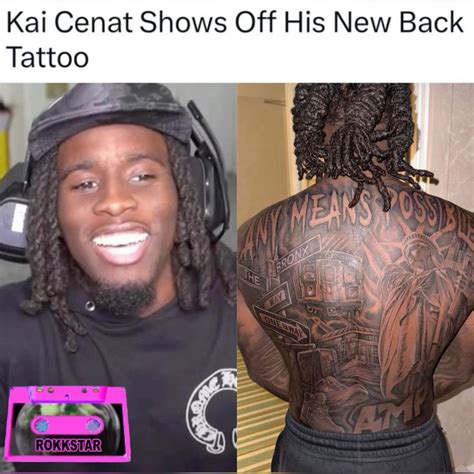 Famous streamer Kai Cenat is going viral with the reveal of back ...