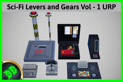 Sci-Fi Levers and Gears Vol - 1 URP | Unity AssetStore Price down information