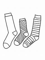 Socks Coloring Pages sketch template