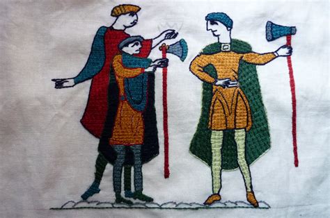 BORN IN THE WRONG AGE...: Bayeux Tapestry Embroidery Finished