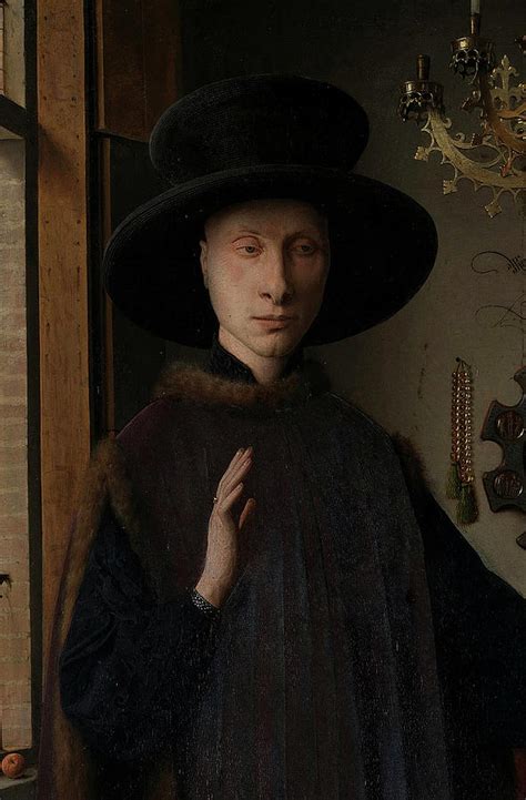 Portrait of Giovanni Arnolfini, 1434 Painting by Jan van Eyck - Fine ...