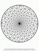 Sacred Geometry Coloring Page  Home sketch template