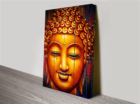 This is a high quality print of the Buddha head painting. As with all of our art, it is ...