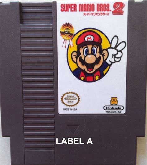 Super Mario Bros. 2 Japan / Lost Levels NES Reproduction