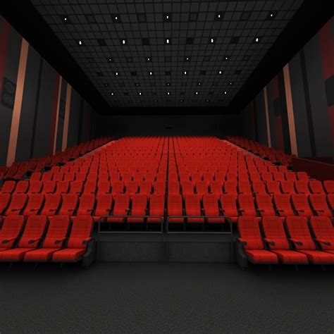 3d model imax interior scene