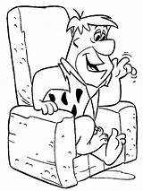 Fred Flintstone 14 coloring Page sketch template
